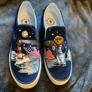 Polo bear Ralph Lauren slip on shoes